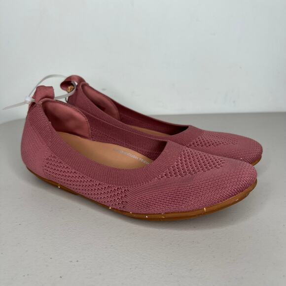 Fit Flop Allegro Knit Pink Ballet Flats Size 5 - Picture 8 of 10